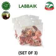 LABBAIK Halal Fresh Beef Khalbi (Chest Part With Bone) Meat (Korea) 1kg (Set of 3) 3kg / 소 갈비 (뼈 포함)
