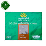 DATE CROWN Khalas Dates 1kg Pack Front View