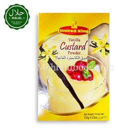 UNITED KING Vanilla Custard Powder 120g Pack Front