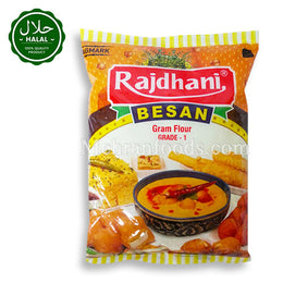 RAJDHANI Besan Chickpea Flour 1kg Pack Front