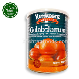 YUMKEENZ Gulab Jamun 1kg 인도 디저트 포장 앞면