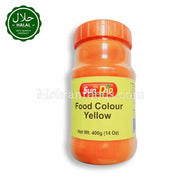 SUNDIP Yellow Food Colour 400g Bottle Front