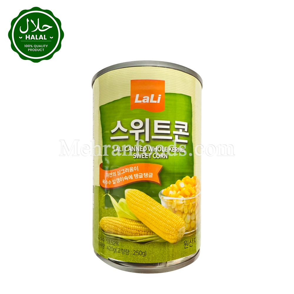 LALI Canned Sweet Corn 420g – Whole Kernel | Fresh & Ready to Eat in ...