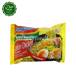 INDOMIE Halal Onion Chicken Flavor Instant Noodles 75g Pack
