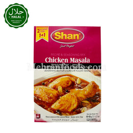 Shan Chicken Masala 120g Spice Mix Pack Front View