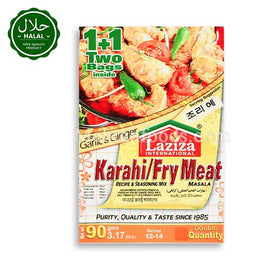 Laziza Karahi Fry Meat Masala 90g spice box
