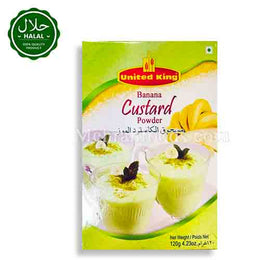 UNITED KING Banana Custard Powder 120g Pack