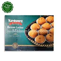 YUMKEENZ Besan Ladoo (Sweet) 400g 베산 라두 (인도 과자)