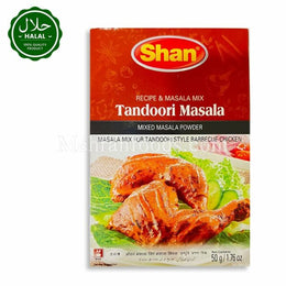 SHAN Tandoori Masala 50g Spice Pack Front View