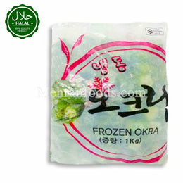 LABBAIK FROZEN Okra Cut (Bhindi) 1Kg 냉동 오크라 컷