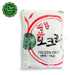 LABBAIK FROZEN Okra Whole (Bhindi) 1Kg 냉동 오크라 홀