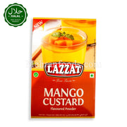 LAZZAT Mango Custard Powder 250g Front Packaging