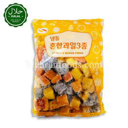 FROZEN Mixed Fruit (Mango+Dragon fruit+Papaya) 1kg 냉동 혼합 과일