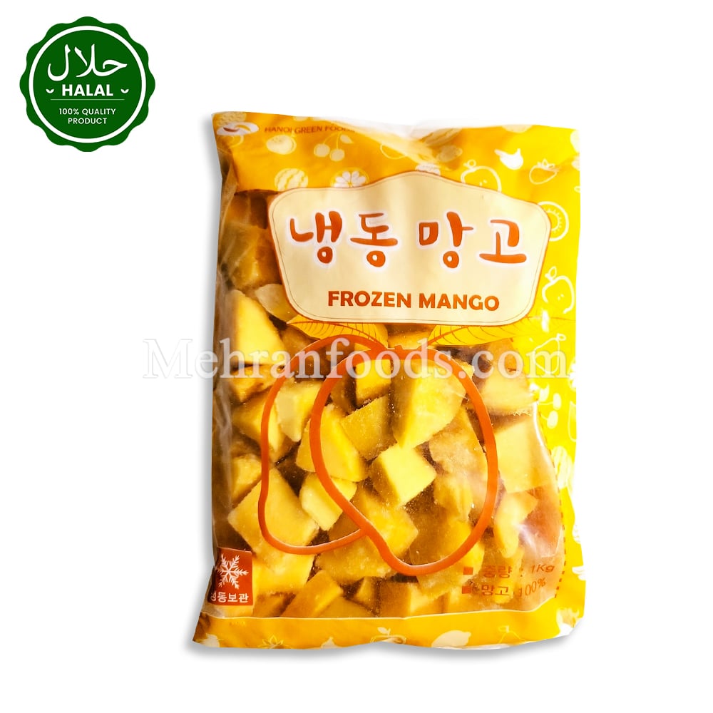 Frozen Mango Fruit 1kg | Sweet & Juicy Mango Slices Online - Mehran ...