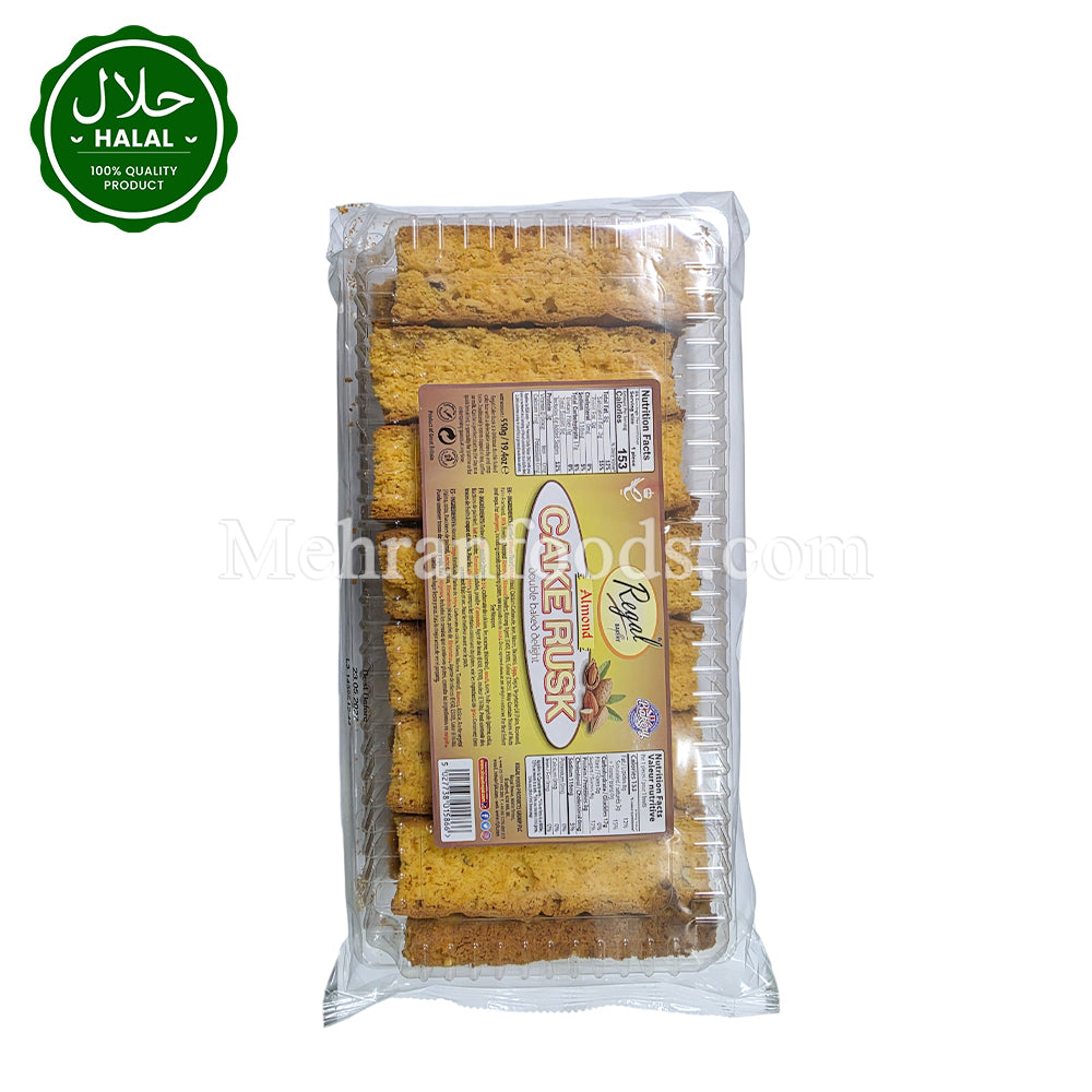 REGAL Almond Cake Rusk 550g | Crispy Tea Rusk Online in Korea | Mehran ...