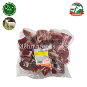 LABBAIK Halal Fresh Lamb Boneless Meat (Square Cut) Cubes 800g / 뼈없는 양고기