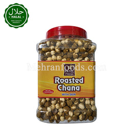 PATEL Fresh Roasted Chana (With Skin) 500g / 껍질 있는 볶은 이집트 콩