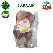 LABBAIK Halal Fresh Whole Chicken Meat (with Skin) 1000g / 통닭(껍질있음)