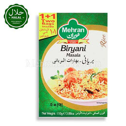 MEHRAN Biryani Masala 110g Spice Box Front View