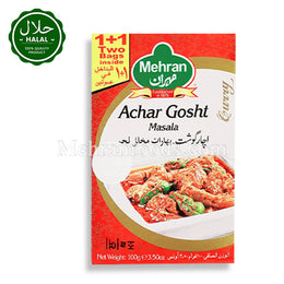 MEHRAN Achar Gosht Masala 100g Front Pack Image