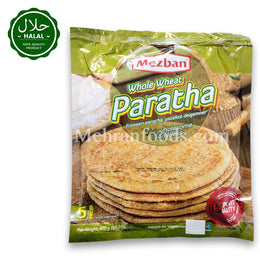 MEZBAN Whole Wheat Paratha (Bread) 5pcs 400g 메즈반 통밀 파라타