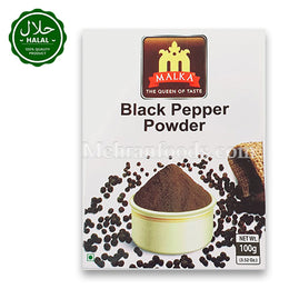 MALKA Black Pepper Powder 100g Pack Front View