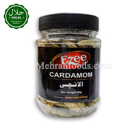 EZEE Green Cardamom Elaichi 80g pack front view