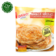 DAWN BREAD Whole Wheat Lachha Paratha (Bread) 4pcs 400g 다운 브레드 홀위트 (통밀) 파라타 (커리빵)