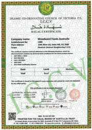 LABBAIK Halal Fresh Goat Meat Mixed Part Mutton 1Kg / 호주산 할랄 염소 고기