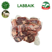 LABBAIK Halal Fresh Lamb Satay Meat (Foreshank / Bong) Medium (Australia) 1kg / 뼈 있는 양 사태 고기