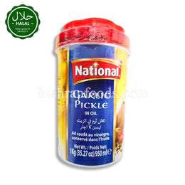 National Garlic Pickle 1kg Jar Front View