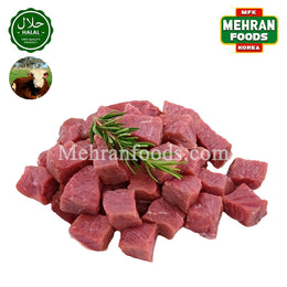LABBAIK Halal Beef Boneless Meat (Square Cut) Cubes 800g / 뼈 없는 소고기