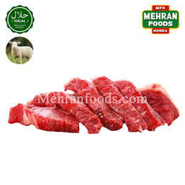 LABBAIK 할랄 양고기 순살 슬라이스 고기 1kg / 뼈없는 양고기 보호캡 