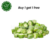 LABBAIK FROZEN Okra Cut (Bhindi) (1+1) 2kg 냉동 오크라 컷