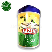 LAZZAT Lime Pickle in Oil 1kg Jar Front View