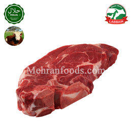 LABBAIK Halal Fresh Whole Cut Beef Boneless Meat 1kg / 뼈 없는 소고기