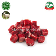 LABBAIK Halal Fresh Lamb Boneless Meat (Square Cut) Cubes 800g / 뼈없는 양고기