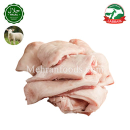 LABBAIK Halal Fresh Lamb Fat (Charbi) 1kg / 양지방 (양기름)