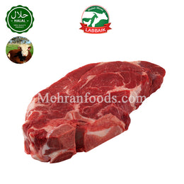 LABBAIK Halal Fresh Whole Cut Beef Boneless Meat 1kg / 뼈 없는 소고기