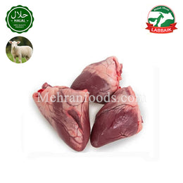 LABBAIK Halal Fresh Lamb Heart (Dil) 800g / 양 심장