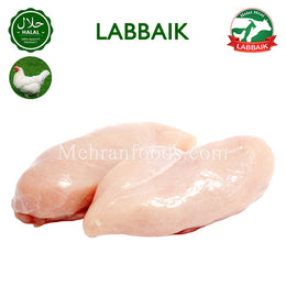 LABBAIK Halal Fresh Chicken Boneless Chest 1kg / 할랄 뼈 없는 닭 가슴살