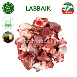 LABBAIK Halal Fresh Special Beef Mix Meat with Bone (Korean) 1kg / 뼈있는 혼합 소고기
