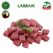 LABBAIK halal beef boneless cubes square cut 800g
