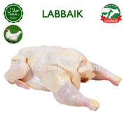 LABBAIK Halal Fresh Whole Chicken Meat (with Skin) 1000g / 통닭(껍질있음)