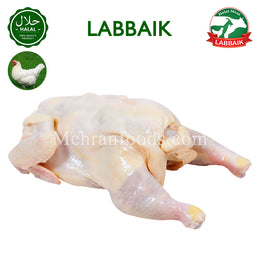 LABBAIK Halal Fresh Whole Chicken Meat (with Skin) 1000g / 통닭(껍질있음)