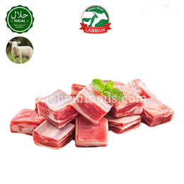 LABBAIK Halal Lamb with Bone (Chest) Khalbi Meat 1.1kg / 양 갈비 (뼈 포함)