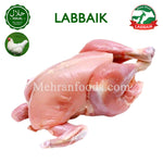 LABBAIK Halal Fresh Whole Chicken Skinless 900g