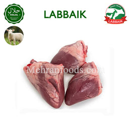 LABBAIK Halal Fresh Lamb Heart (Dil) 800g / 양 심장