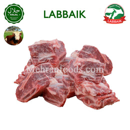 LABBAIK Halal Fresh Beef Khalbi chest part with bone 1kg