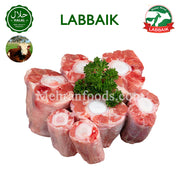 LABBAIK Halal Fresh Beef Tail Slice (Chuck Flap) 1kg / 소꼬리